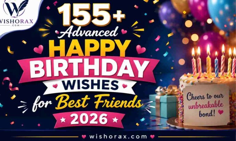 155+ Advanced Happy Birthday Wishes for Best Friends 2026