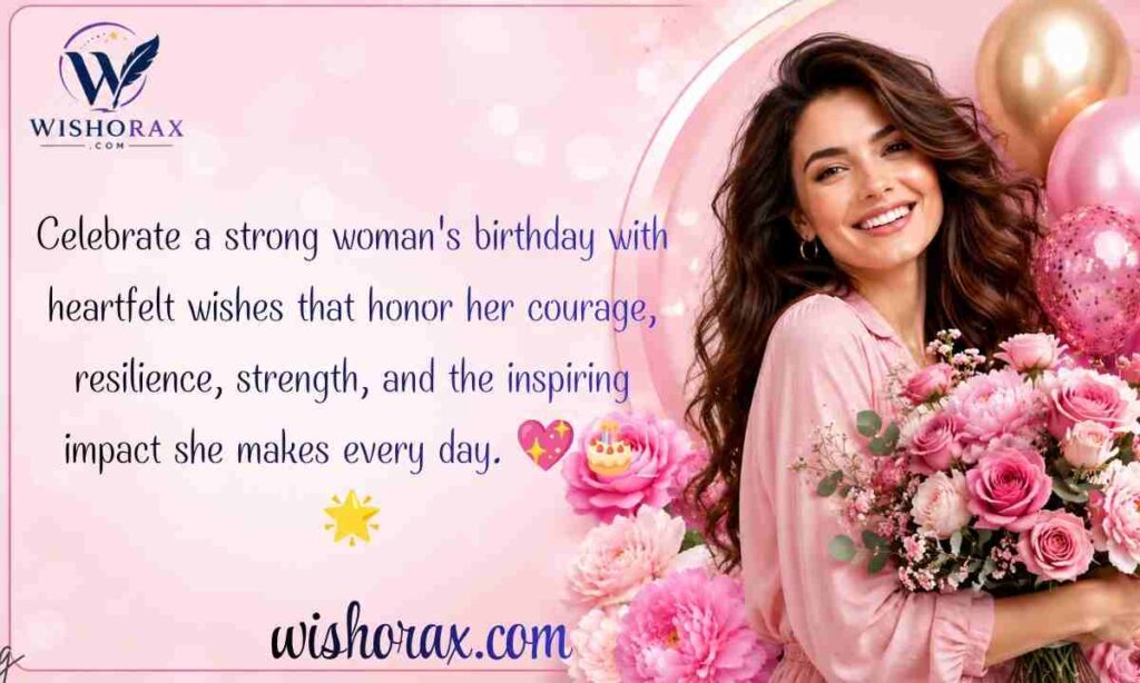 Birthday Wishes for Strong Woman