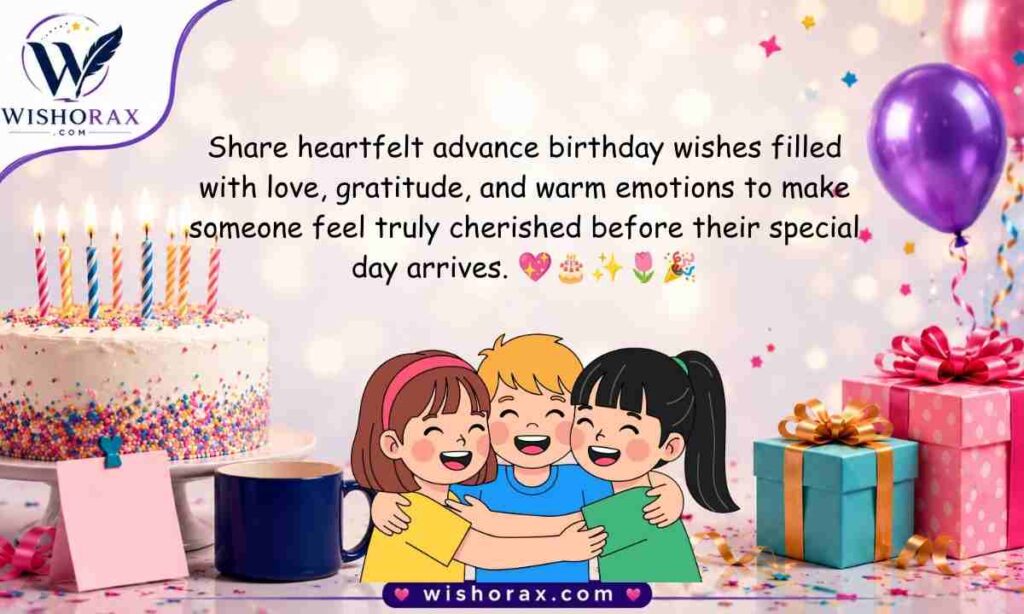 Emotional Advance Birthday Wishes