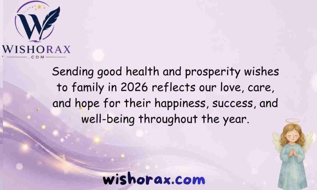 Good Health and Prosperity Wishes for Family in 2026