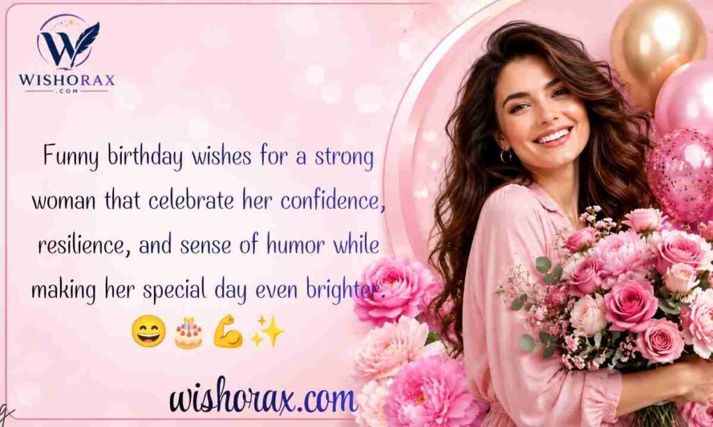 Happy Birthday Wishes for Strong Woman Funny