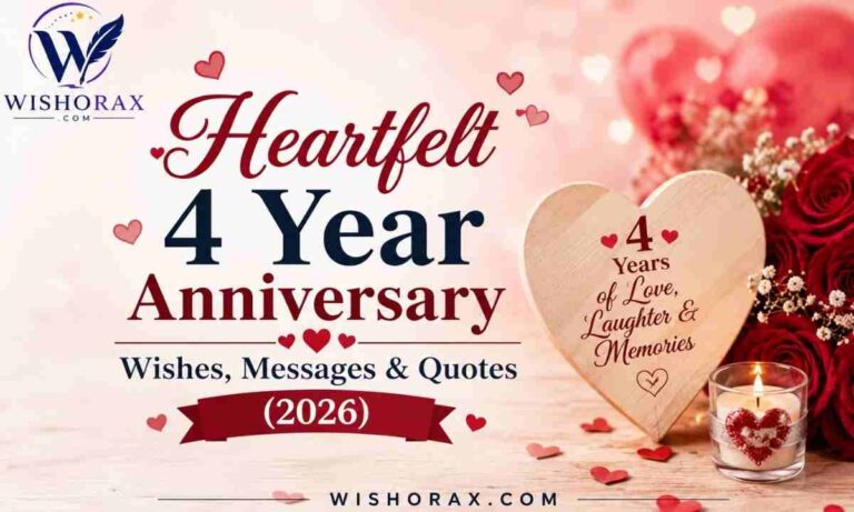 Heartfelt 4 Year Anniversary Wishes