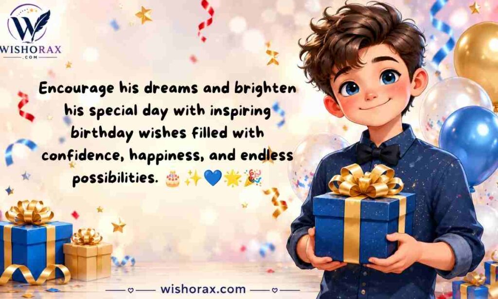 Inspirational Birthday Wishes for a Handsome Boy