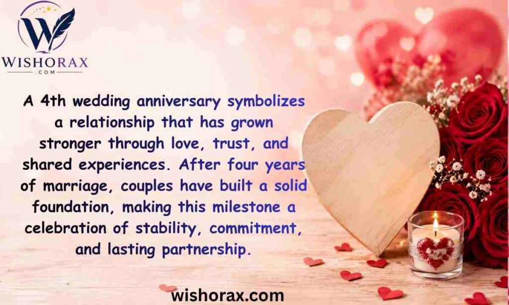 The Meaning of a 4th Wedding Anniversary