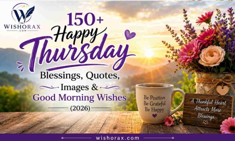 150+ Happy Thursday Blessings, Quotes, Images & Good Morning Wishes (2026)