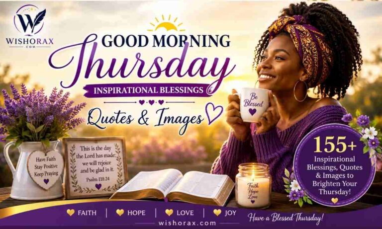 155+ Good Morning Thursday Inspirational Blessings, Quotes & Images (2026)