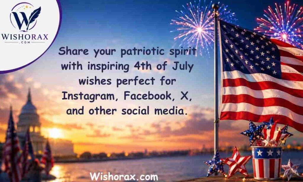 4th of July Wishes for Social Media