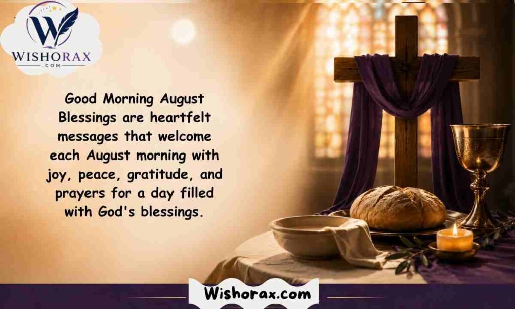 Good Morning August Blessings