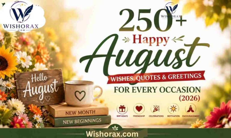 Happy August Wishes