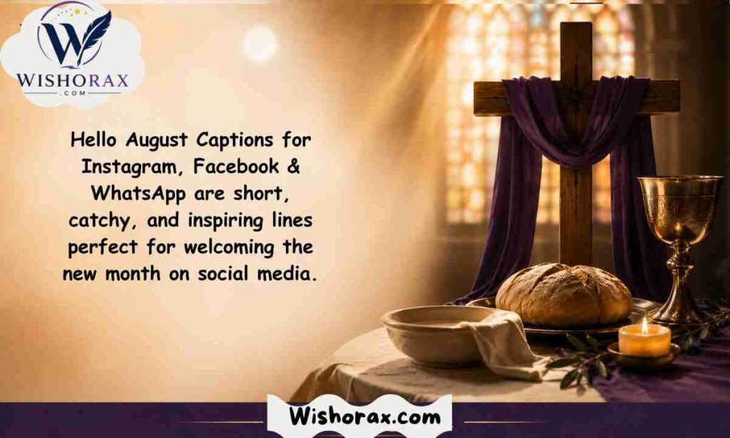 Hello August Captions for Instagram, Facebook & WhatsApp