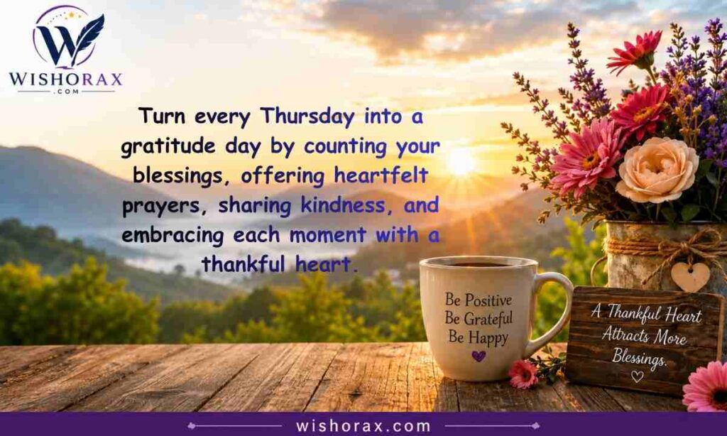 Making Gratitude a Weekly Thursday Habit