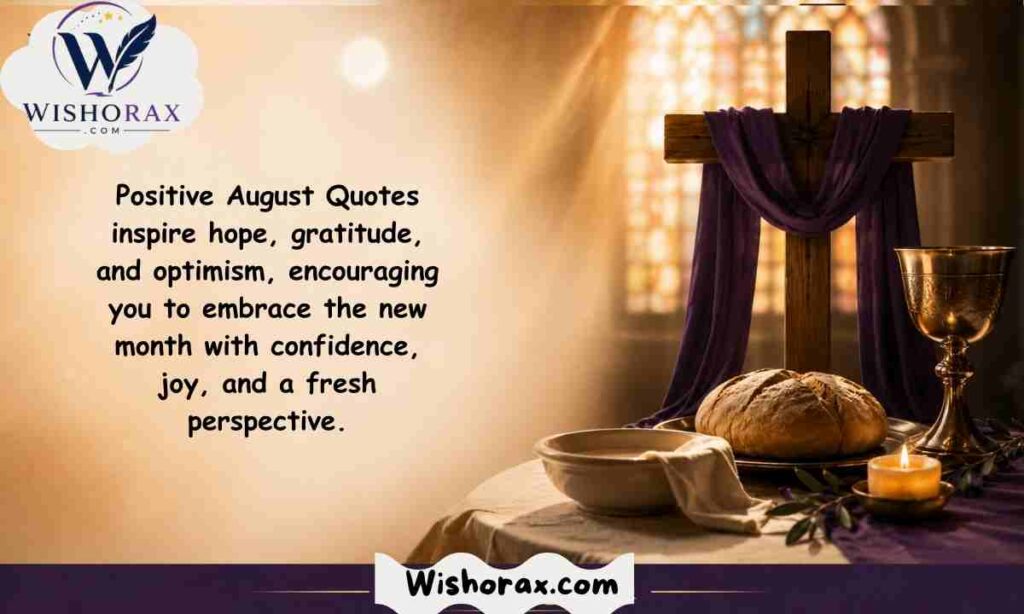 Positive August Quotes