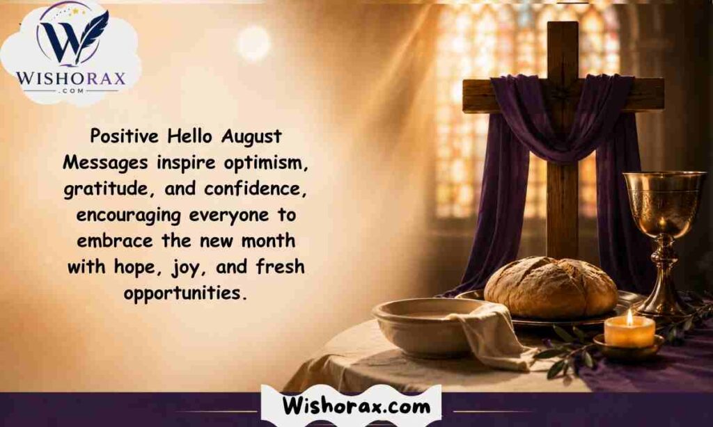Positive Hello August Messages