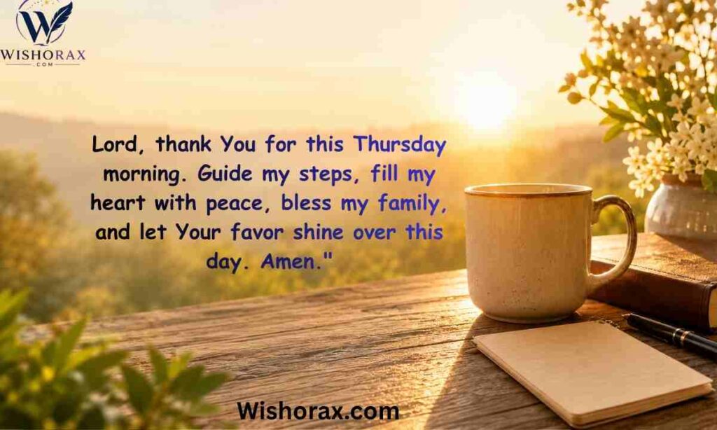 Short Thursday Morning Prayers