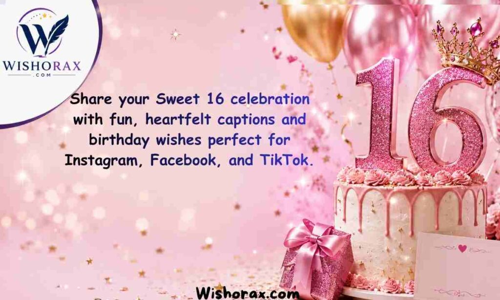 Social Media 16th Birthday Wishes & Captions