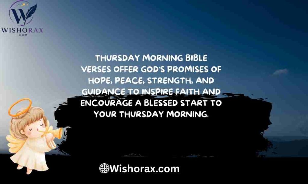 Thursday Morning Bible Verses