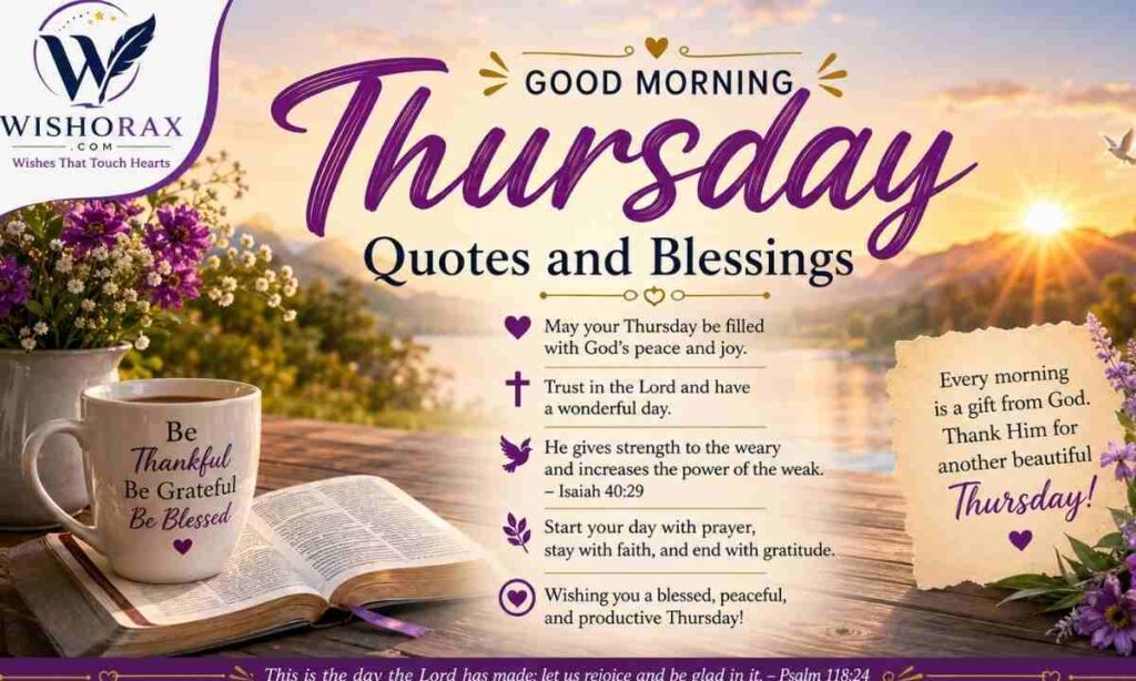 Thursday Morning Quotes and Blessings