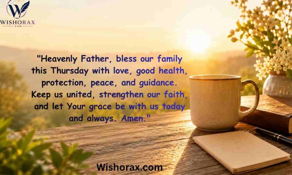 Thursday Prayer for Family