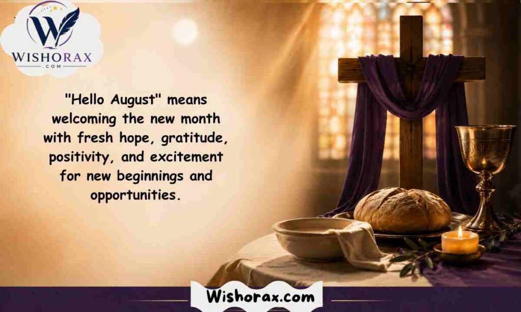 What Does Hello August Mean