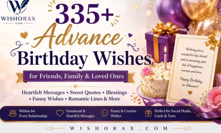 Advance Birthday Wishes
