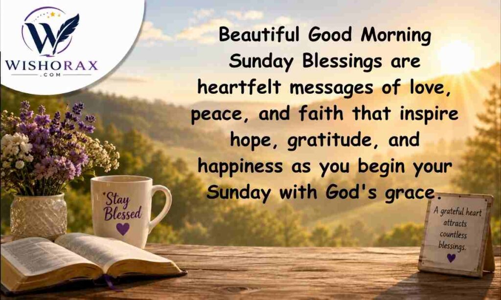 Beautiful Good Morning Sunday Blessings