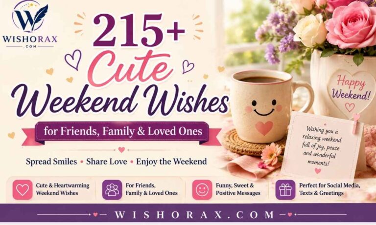 Cute Weekend Wishes
