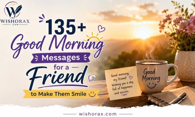Good Morning Messages for a Friend