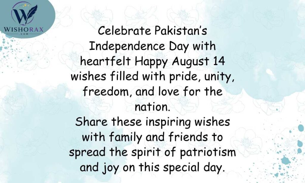 Happy August 14 Wishes