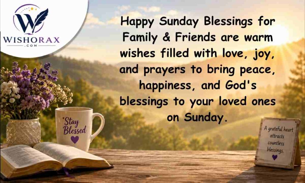 Happy Sunday Blessings for Family & Friends
