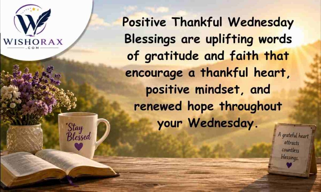 Positive Thankful Wednesday Blessings