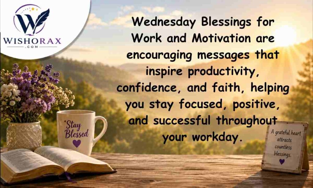Wednesday Blessings for Work and Motivation