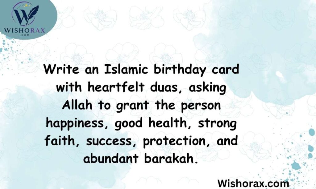 What to Write in an Islamic Birthday Card or Message