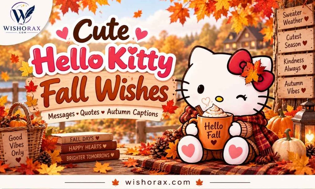 Cute Hello Kitty Fall Wishes