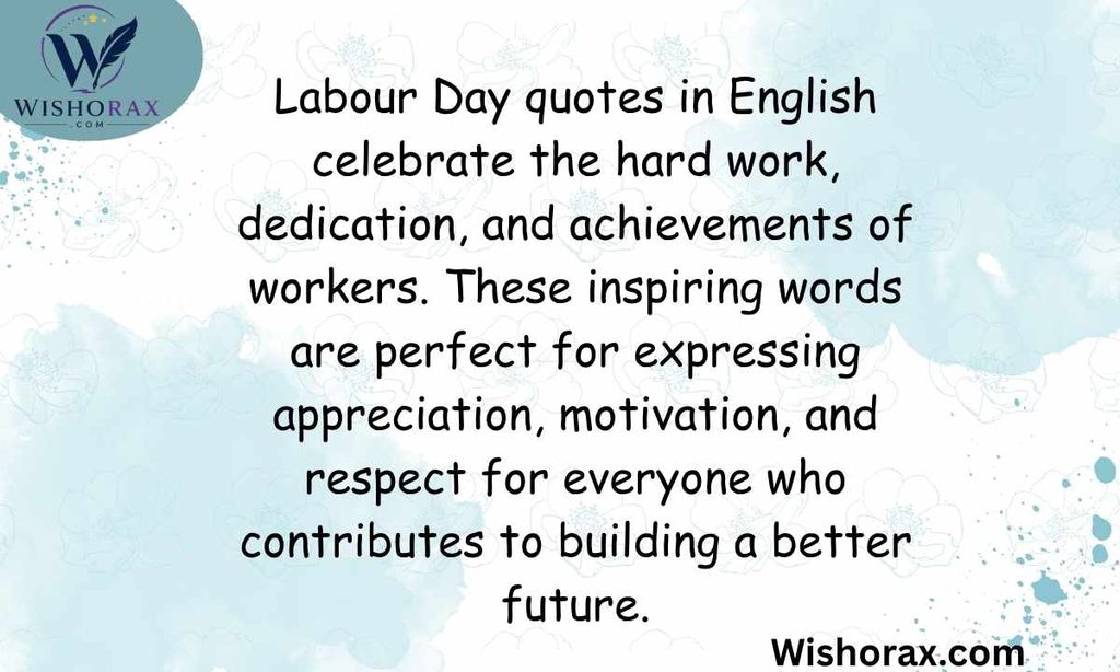 Labour Day Quotes in English