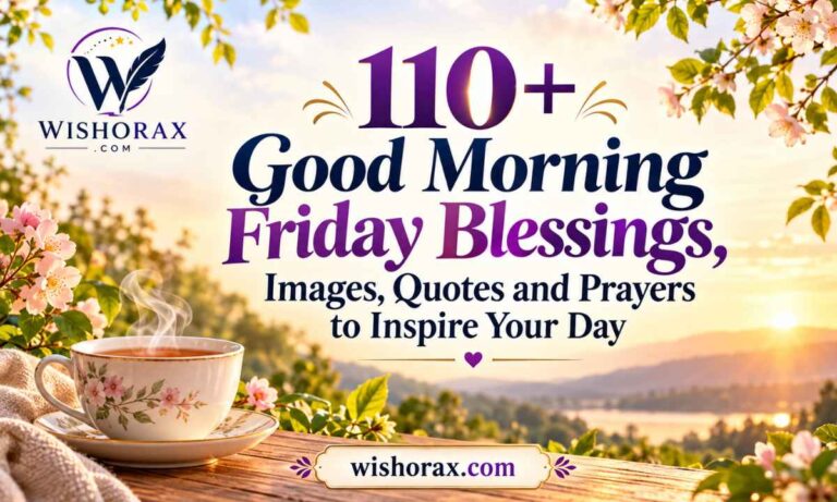 110+ Good Morning Friday Blessings, Images, Quotes and Prayers to Inspire Your Day