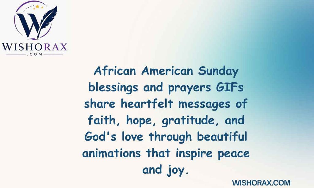 African American Sunday Blessings and Prayers GIFs