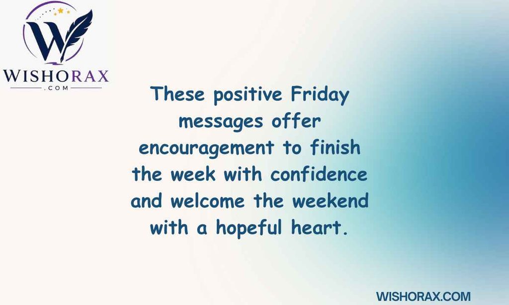 Friday Positive Messages