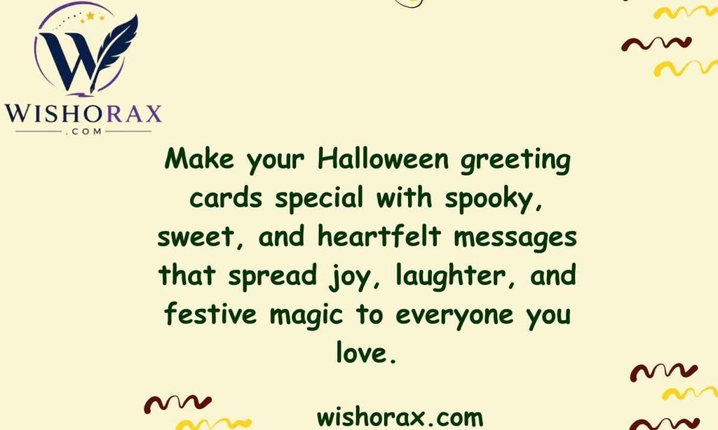 Halloween Messages for Greeting Cards