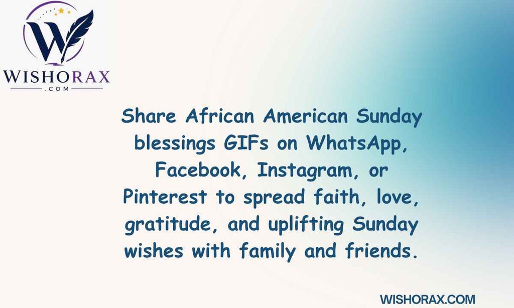 How to Share African American Sunday Blessings GIFs on Social Media