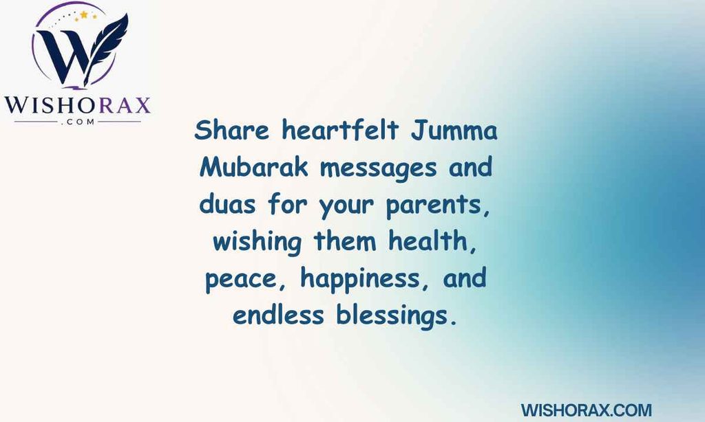 Jumma Mubarak Messages for Parents